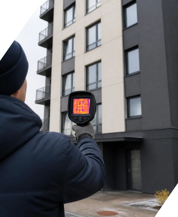 Тепловизионное обследование зданий в Новотроицке от 5234 р. | ЭкспертизаРоссия