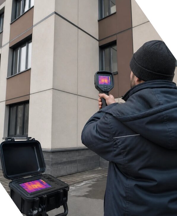 Тепловизионное обследование зданий и сооружений в Новотроицке